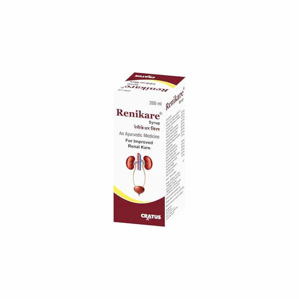 Cratus Renikare Syrup Improved Renal Care | Cleans Kidney & Urinary Bladder | 200Ml (Pack Of 3)
