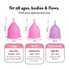 Plush 100% Reusable Menstrual Cup For Women With Cotton Pouch | Size Small | Stem For Easy Removal