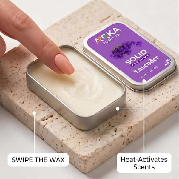 Arka Pure Life Premium Lavender Solid Perfume - 12G