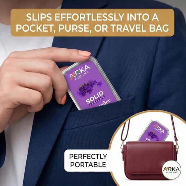 Arka Pure Life Premium Lavender Solid Perfume - 12G