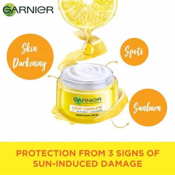 Garnier Skin Naturals Bright Complete Serum Cream Spf40 - 45 Gm