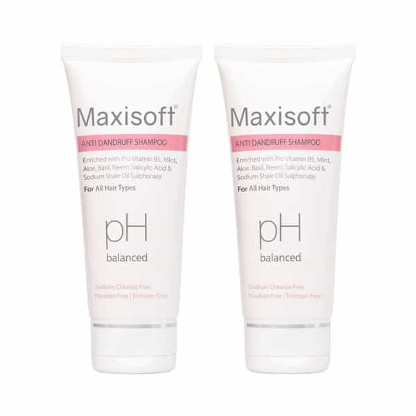 Maxisoft Anti-Dandruff | Ph Balanced | Shampoo | Tube | 100 Ml | Pack Of 2