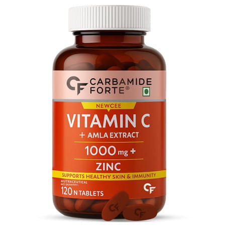 Carbamide Forte Natural Vitamin C Amla Extract With Zinc-120 Tablets