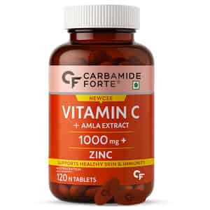 Carbamide Forte Natural Vitamin C Amla Extract With Zinc-120 Tablets