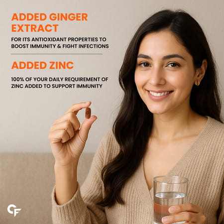 Carbamide Forte Natural Vitamin C Amla Extract With Zinc-120 Tablets