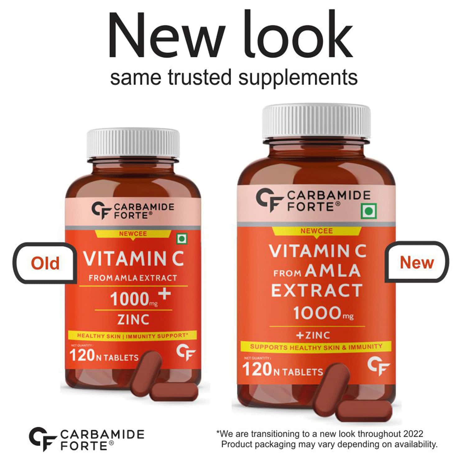 Buy CARBAMIDE FORTE NATURAL VITAMIN C AMLA EXTRACT WITH ZINC120
