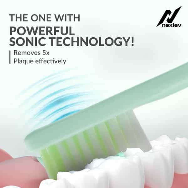 Nexlev Smart Electric Toothbrush For Adults - Green