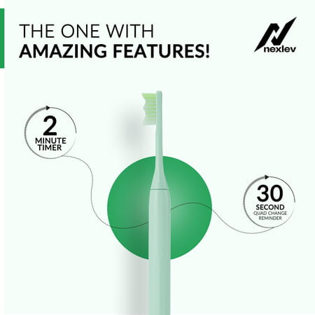 Nexlev Smart Electric Toothbrush For Adults - Green