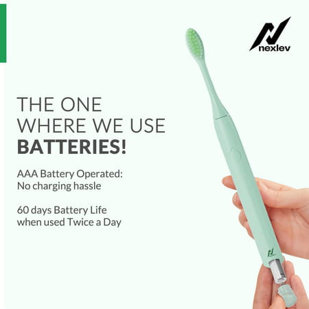 Nexlev Smart Electric Toothbrush For Adults - Green