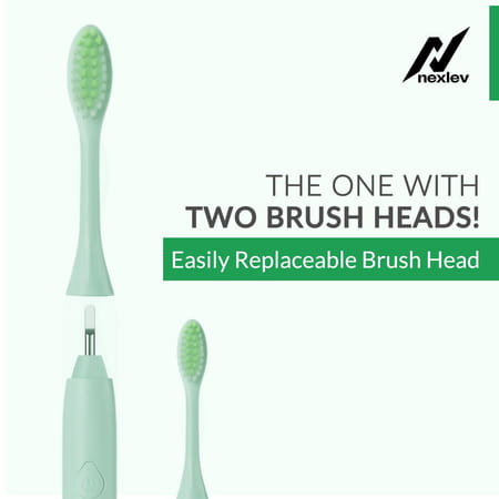 Nexlev Smart Electric Toothbrush For Adults - Green