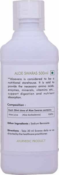 Herbal Hills Aloevera Swaras | Aloe Vera Juice 500 Ml