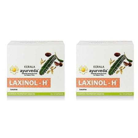 Kerala Ayurveda Laxinol-H Capsule 100 Count X Pack Of 2