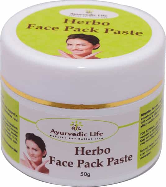 Al-Ayurvedic Life Herbo Face Pack Paste 50G Pack Of 4