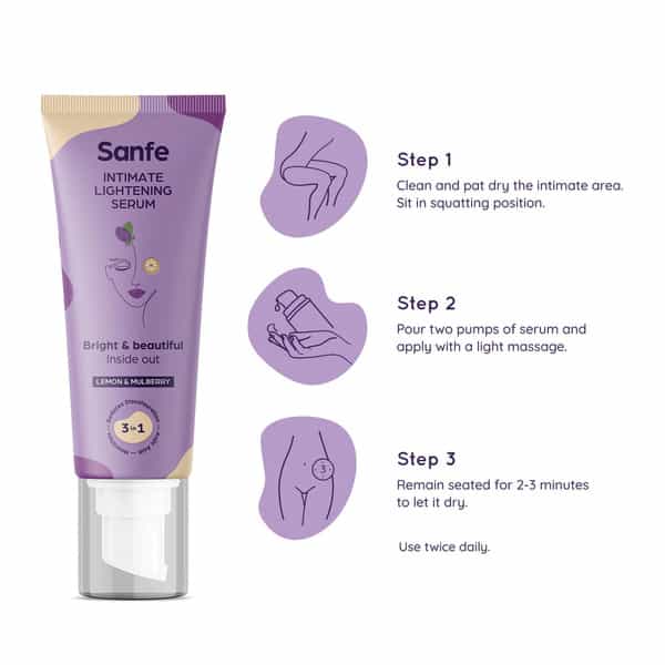 Sanfe Intimate Lightening Serum Kojic Acid - 50G