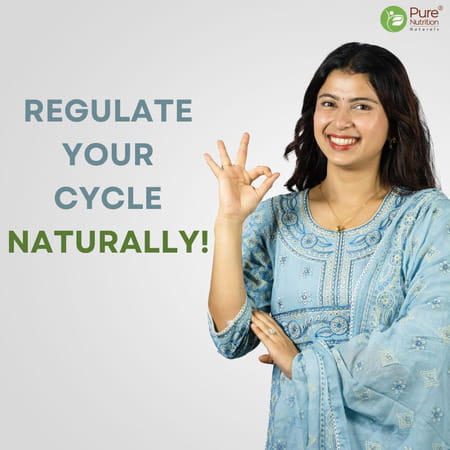 Pure Nutrition Pcos Balance Tablets For Women | 40:1 Ratio Of Myo & D Chiro Inositol - 60 Veg Tabs