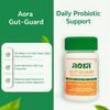 Aora Gut-Guard Probiotic Capsules|Snz Tribac Multi-Strain Probiotics With Fos Prebiotics|30 Capsules