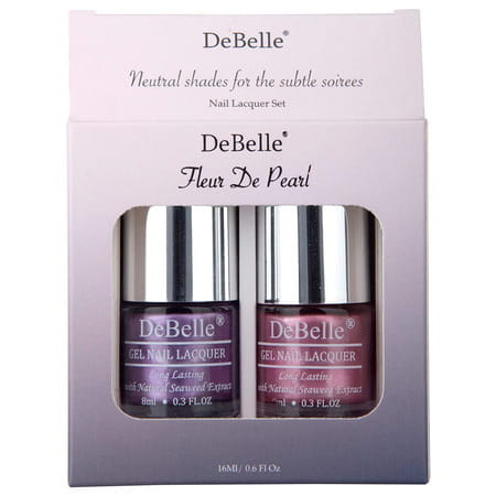 Debelle Gel Nail Polish Gift Set Of 2 Chrome Wine | Chrome Glaze - 16 Ml(8 Ml Each)