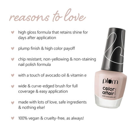 Plum Color Affair Nail Polish Summer Sorbet Collection Litchi 11 Ml