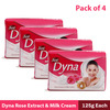 Dyna Rose Extract & Milk Cream 125Gm X 4