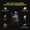 Athlab Hypr Pre Workout | Naturally Flavoured & Sweetened With Monk Fruit | Pineapple - 480G