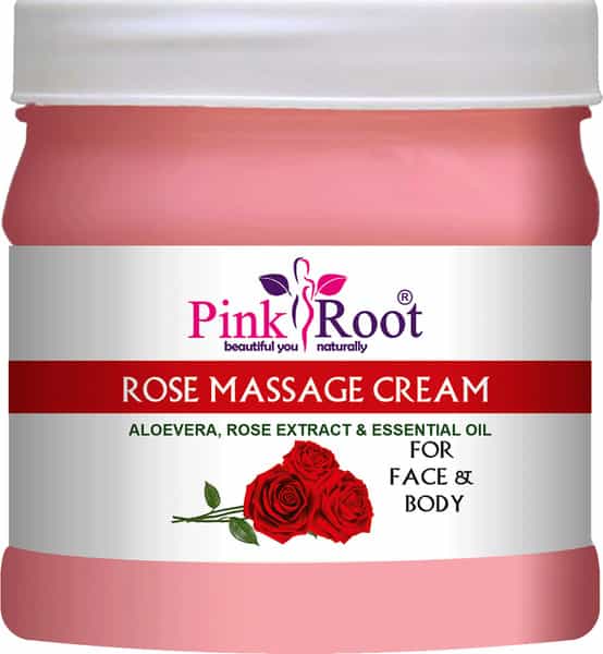 Pink Root Rose Massage Face & Body Cream 500Ml