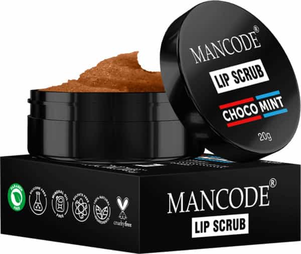 Mancode Choco Mint Lip Scrub 20Gm