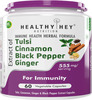 Tulsi Cinnamon Black Pepper & Ginger Extract Formula For Immunity- 60 Veg Caps