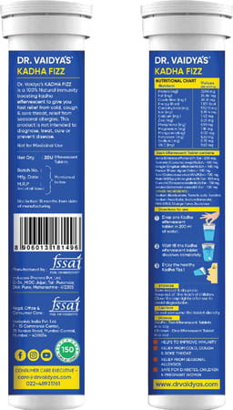 Dr. Vaidya'S Kadha Fizz -20 Tablets
