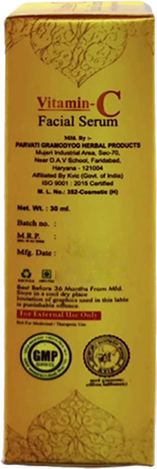 Buy KHADI HERBAL VITAMIN C FACE SERUM Online & Get Upto 60 OFF at