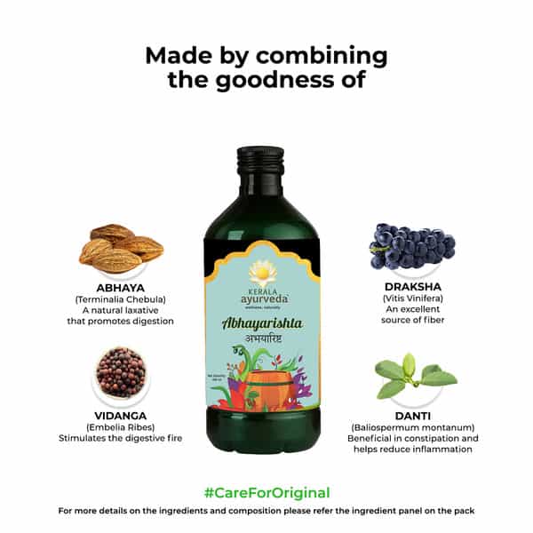 Kerala Ayurveda Abhayarishtam 450 Ml