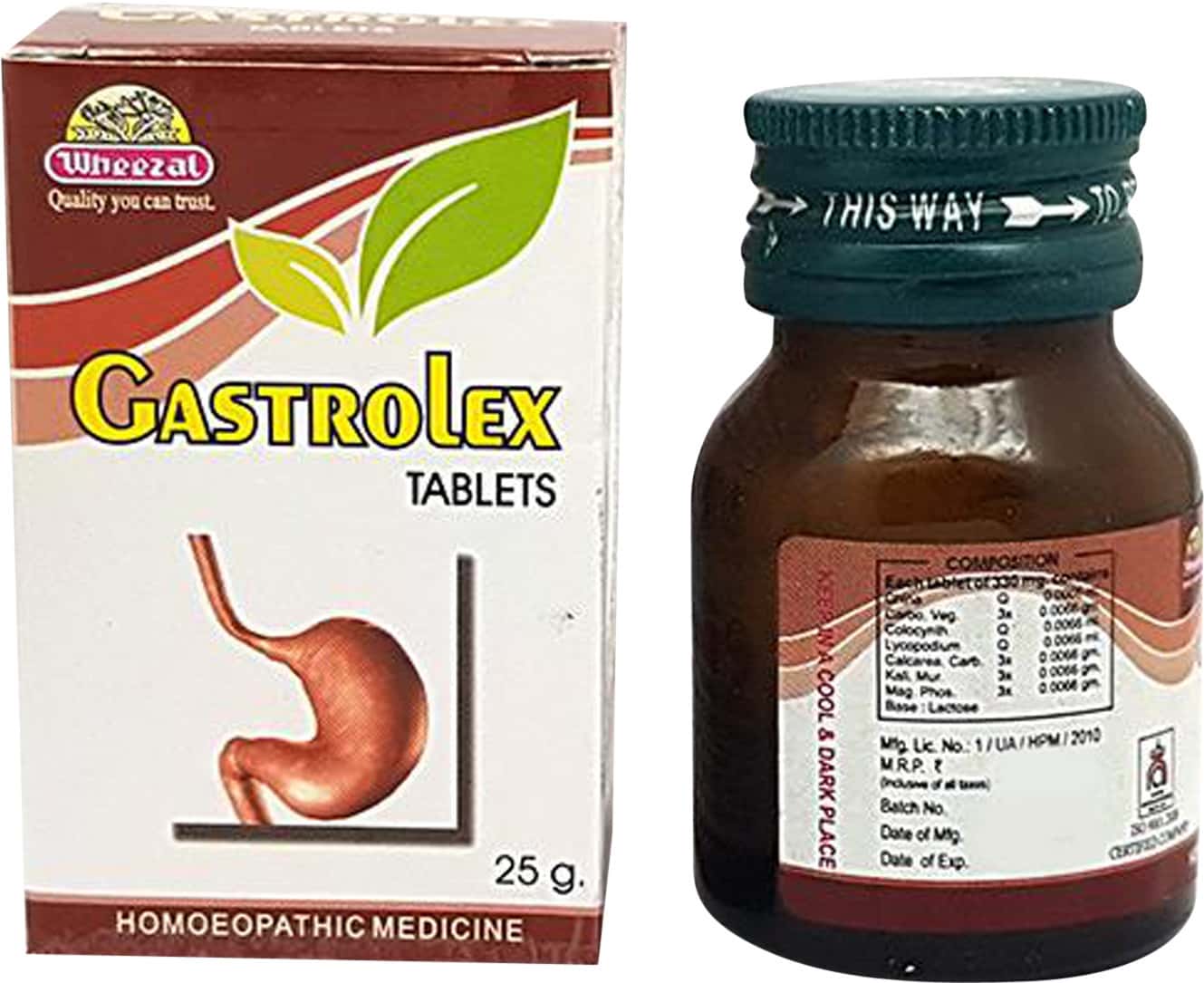 Wheezal Gastrolex Tablet 25 Gm