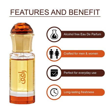 Ajmal Classic Oud Cp Oil Oudh 10Ml For Unisex And Mukhallat Raaqi Cp Attar 10Ml For Unisex