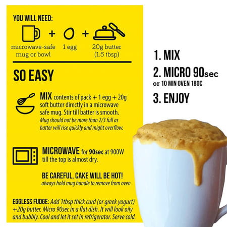 Serapheena Keto Mug Cake Mix With Almond Flour (Vanilla Dark Chocolate (Pack Of 4))