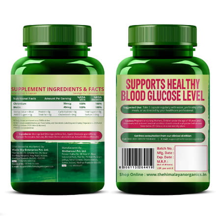 Vlado'S Himalayan Organics Plant Based Chromium 120 Caps