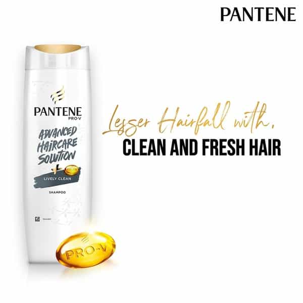 Pantene Advanced Hair Care Solution Lively Clean Shampoo - 650Ml
