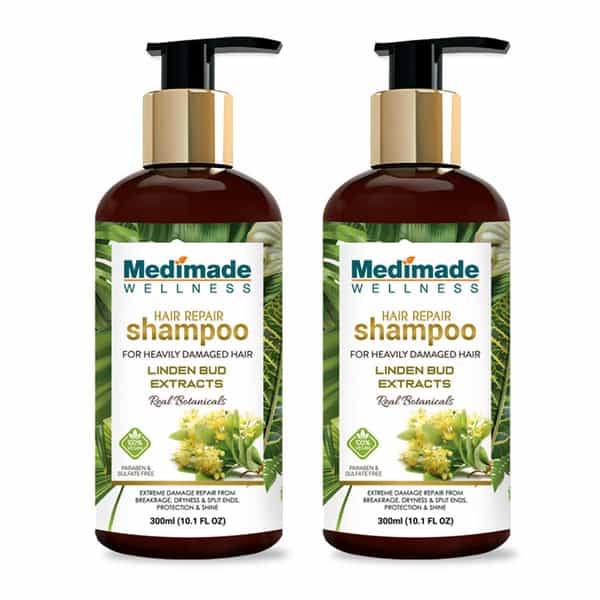 Medimade Hair Repair Shampoo With Linden Bud Extracts - 300 Ml X 2 ( Pack Of 2 )