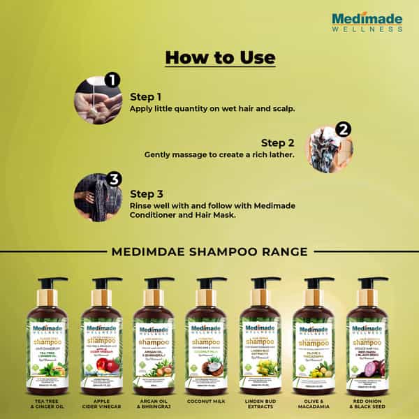 Medimade Hair Repair Shampoo With Linden Bud Extracts - 300 Ml X 2 ( Pack Of 2 )