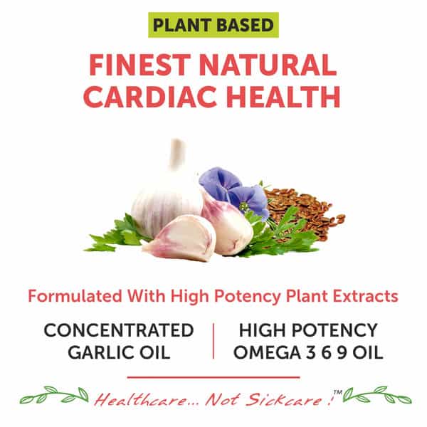 Bliss Welness Cholesterol Management Supplement| Garlic Oil Omega 3 6 9 - 60 Softgel Capsules