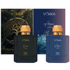 Vokka Oud & Aqua 200 Ml | 2 X 100ml Luxury Long Lasting Woody Aquatic Perfume Gift For Men & Women