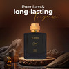 Vokka Oud & Aqua 200 Ml | 2 X 100ml Luxury Long Lasting Woody Aquatic Perfume Gift For Men & Women