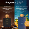 Vokka Oud & Aqua 200 Ml | 2 X 100ml Luxury Long Lasting Woody Aquatic Perfume Gift For Men & Women