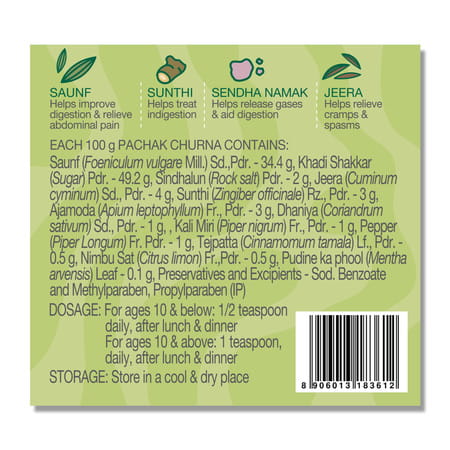 Dr. Vaidya'S Pachak Churna| Ayurvedic Digestive Support - 400g | Expert-Formulated Solution