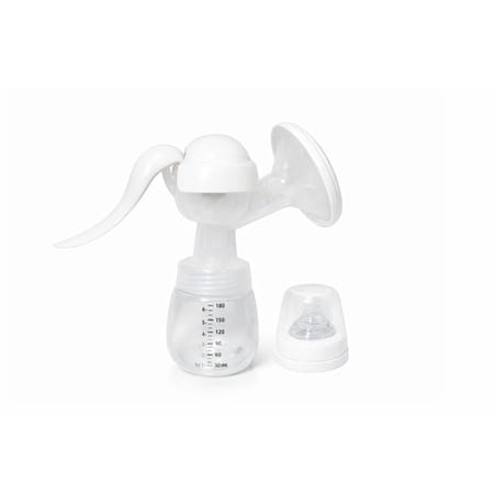 Healthywind Manual Breast Pump For Mothers | 3-Level Suction Control | Bpa Free - Manual (White)