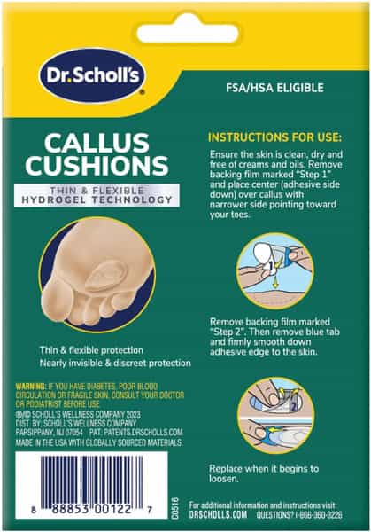Dr. Scholl Callus Cushion Duragel 5 Cushions