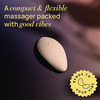 Mymuse Palm Personal Massager - 10 Speeds | Rechargeable | Waterproof (Brushed Suede)