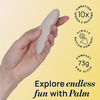 Mymuse Palm Personal Massager - 10 Speeds | Rechargeable | Waterproof (Brushed Suede)