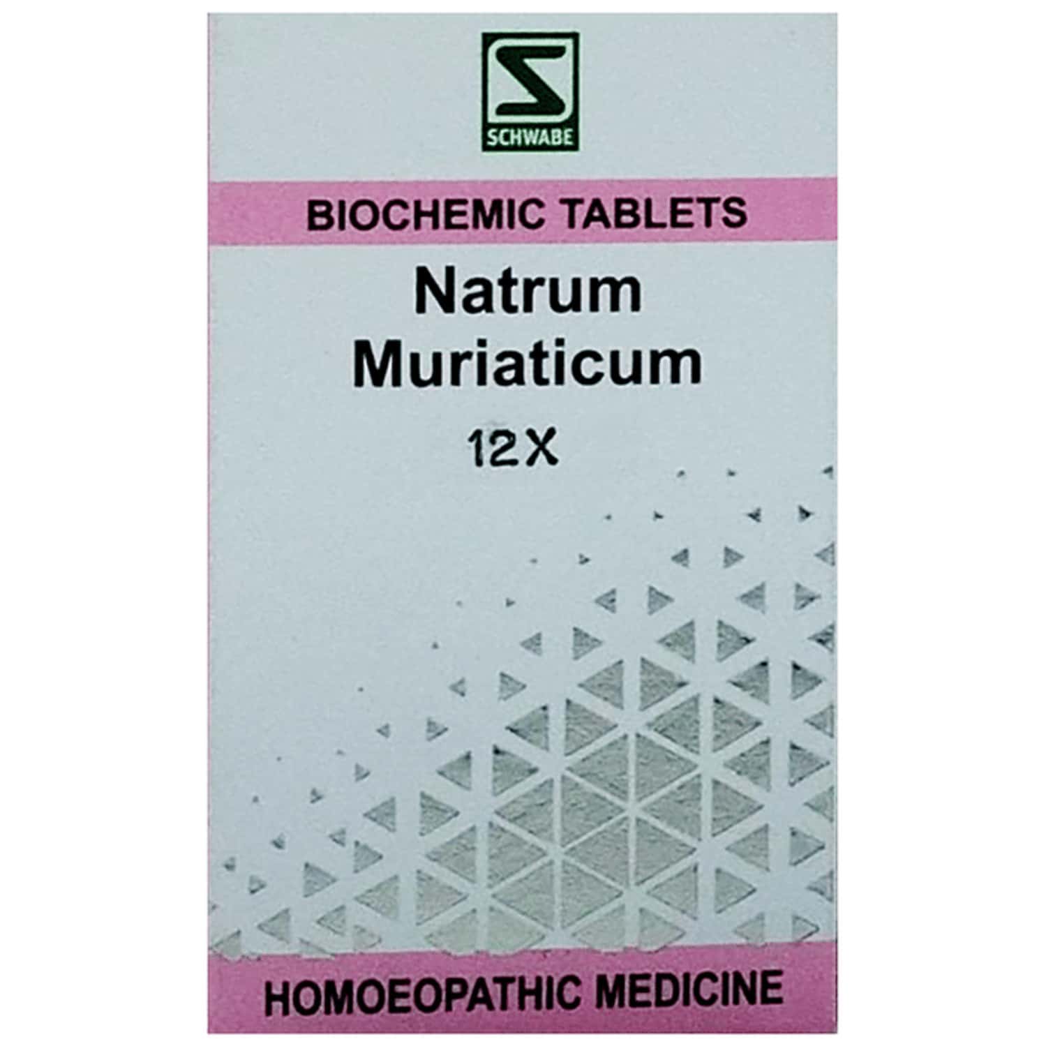 Dr. Willmar Schwabe India Natrum Muriaticum Biochemic Tablet 12x 25 No'S