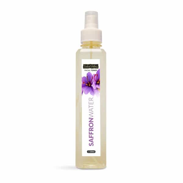 Indus Valley Natural Saffron Water Facial Toner - Chemical Free - 250 Ml