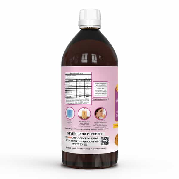 Dr. Patkar's Apple Cider Vinegar With Cinnamon & Fenugreek 1000Ml