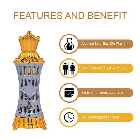 Ajmal Shiro Edp 90ml Perfume For Men And Mizyaan Cp Oil Alcohol-Free Attar 14ml For Unisex